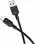 ���� ������ USB 2.0 AM to USB-C 1.0m silicone black BOROFONE (6941991115431)