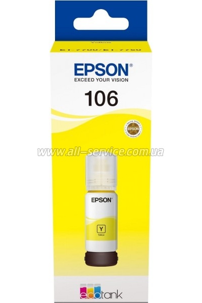  Epson 106 Epson L7160/ 7180 Yellow (C13T00R440)