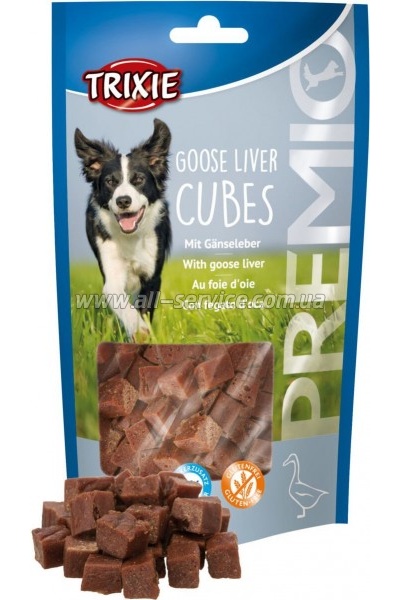    Trixie PREMIO Goose Liver Cubes 100  (4011905318677)