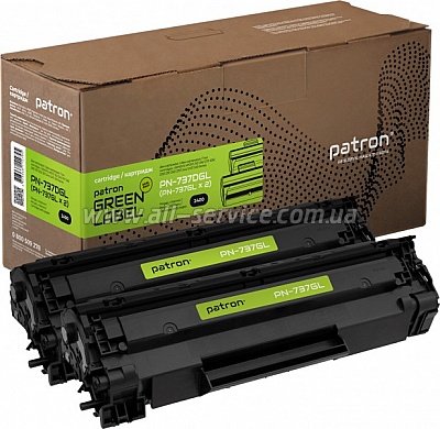 �������� Patron Green Label Canon 737/ CF283X DUAL PACK (PN-737DGL)