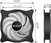 Кулер для корпуса PcCooler FX-120-3 Кулер для корпуса PcCooler FX-120-3