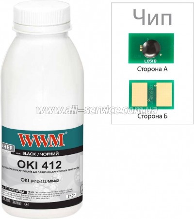  +  WWM OKI B412/ 432/ MB462  250 (TC-B412-WWM)