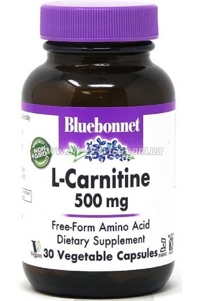  Bluebonnet Nutrition L- 500 , L-Carnitin, 30   (BLB0032)