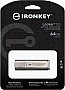  Kingston 64GB IronKey Locker Plus 50 AES Encrypted USB 3.2 (IKLP50/64GB)