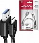 ���� ������ USB 3.2 AM to USB-C 2.0m black AXAGON (BUCM3-AM20AB)