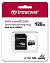   Transcend 128GB microSDXC C10 UHS-I U3 A2 + SD  (TS128GUSD340S)