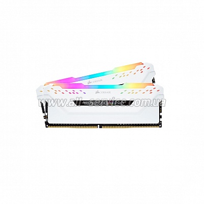 Corsair 16GB (2x8GB) DDR4 3000 MHz Vengeance RGB Pro White (CMW16GX4M2C3000C15W)