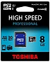   8GB TOSHIBA microSDHC Class 10 UHS-I + SD  (SD-C008UHS1)