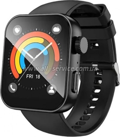 - BOROFONE BD13 Smart sports watch (call version) Black (6941991120633)
