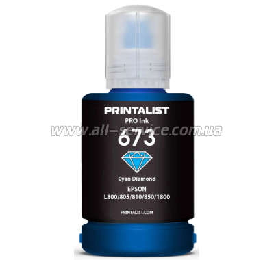  PRINTALIST 673 Epson L800 140 Cyan (PL673C)