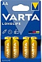  Varta AA Longlife LR6 * 4 (04106101414)