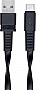 ���� ������ USB 2.0 AM to USB-C 1.2m black RivaCase (PS6002 BK12)