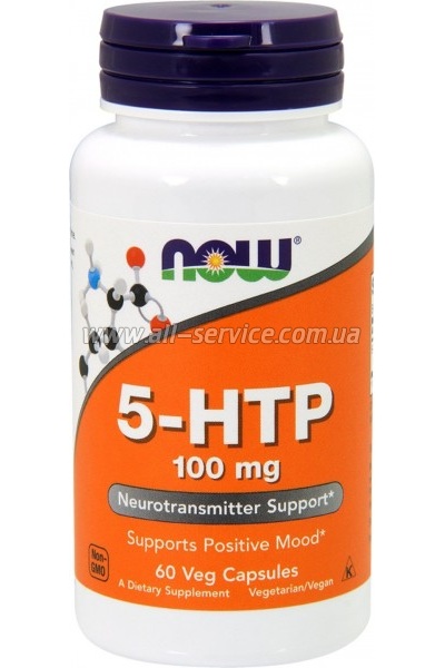  Now Foods 5-HTP (), 100, 60   (NOW-00105)