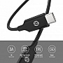 ���� ������ USB-C to USB-C 2.0m USB 3.1 PD 3A 60W HP (HP_DHC-TC107-2M)