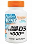  Doctor's Best  D3 5000IU, 360   (DRB-00250)