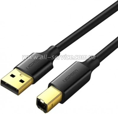 ������ ��� �������� USB 2.0 AM/BM 1.5m Black Ugreen (10350)