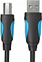 Кабель для принтера USB 2.0 AM/BM 1.5m black Vention (VAS-A16-B150) Кабель для принтера USB 2.0 AM/BM 1.5m black Vention (VAS-A16-B150)