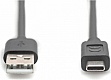 ���� ������ USB 2.0 AM to USB-C 3.0m black Digitus (AK-300148-030-S)