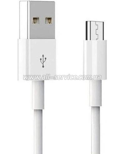 ���� ������ USB 2.0 AM to Micro 5P 1.0m 2.4A white Denmen (D22V-WH)