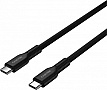 ���� ������ USB-C to USB-C 1.0m OnWire 60CL C-C 60W COLOR Braided 1m Black Canyon (CND-CCAP60AB10B)