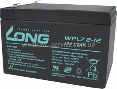 �������������� ������� Long 12V 7.2Ah (WPL7.2-12)