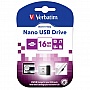  Verbatim 16GB Store 'n' Stay Nano Black USB 2.0 (97464)