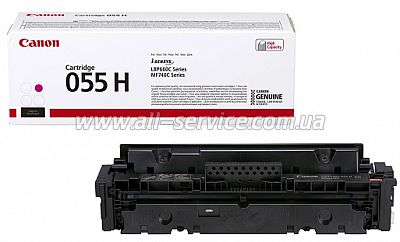  Canon 055H Canon i-sensys MF742Cdw/ MF744Cdw/ MF746Cx/ LBP663Cdw/ LBP664Cx Magenta (3018C002)