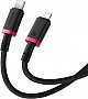 ���� ������ USB-C to Lightning 2.0m 20W red+black Baseus (P10377800U01-03)