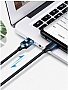 ���� ������ USB 2.0 AM to USB-C 0.5m 3.0A (18W) Nickel Plating US287 Black Ugreen (60115)