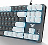  Aula F3287 Keycap KRGD Blue USB UA White/Grey (6948391240688)