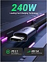 ���� ������ USB-C to USB-C 2.0m 240W space gray Ugreen (90440)