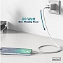 ���� ������ USB-C to USB-C 1.0m USB 2.0 60W silicone white Digitus (AK-300341-010-W)