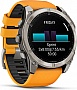 - Garmin fenix 8 51mm, AMOLED, Saph, Ti/Bare/Grpht, SparkOrg/GrphtBd, (010-02905-11)