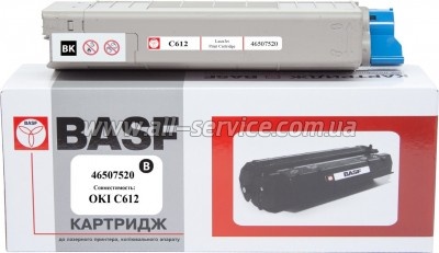 �����-�������� BASF OKI C612 ������ 46507520 Black (BASF-KT-46507520)