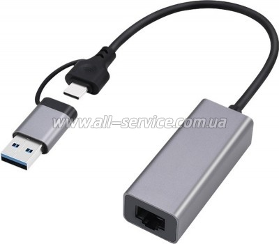 ������� USB Type-A / Type-C to Lan 2.5 Gbit/s Cablexpert (A-USB3AC-LAN2G-01)