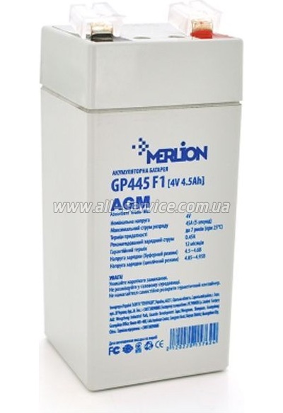 �������������� ������� Merlion 4V 4.5Ah (GP445F1)