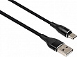 ���� ������ USB 2.0 AM to USB-C 0.3m cylindric nylon back Vinga (VCPDCTCCANB03BK)