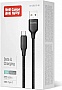 ���� ������ USB 2.0 AM to USB-C 1.0m 3A TPE embossed black ColorWay (CW-CBUC101-BK)