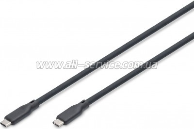 ���� ������ USB-C to USB-C 2.0m USB 4.0 Gen2 20G 240W 8K silicone black Digitus (AK-300344-020-S)