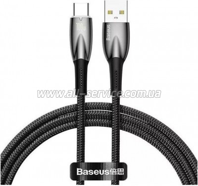 ���� ������ USB 2.0 AM to USB-C 1.0m 100W black Baseus (1011140)