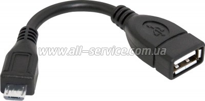 ������ OTG USB 2.0 AF to Micro 5P 0.08m Defender (87300)