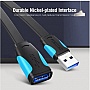 Дата кабель USB 3.0 AM/AF 2.0m flat black Vention (VAS-A13-B200) Дата кабель USB 3.0 AM/AF 2.0m flat black Vention (VAS-A13-B200)