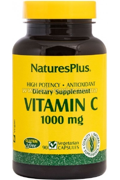  Natures Plus  C, Vitamin C, 1000 , Nature's Plus, 90  (NTP2312)