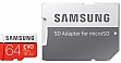   Samsung EVO Plus microSDXC 64GB UHS-I Class 10 + SD  (MB-MC64HA/RU)