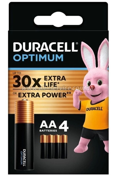  Duracell Optimum AA 4 . (5015595)