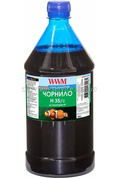  WWM  HP 22/ 134/ 121 1000 Cyan  (H35/C-4)  