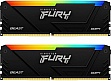 ������ ������ ��� ���������� DDR4 16GB (2x8GB) 3200 MHz Beast RGB Kingston Fury (ex.HyperX) (KF432C16BB2AK2/16)
