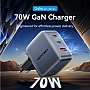 �������� ������� Vention 2xUSB-C PD70W + 1xUSB QC3.0 22.5W GaN gray (FEXH0-EU)