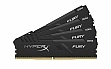  Kingston HyperX 64 GB 4x16GB DDR4 2666 MHz Fury Black (HX426C16FB3K4/64)
