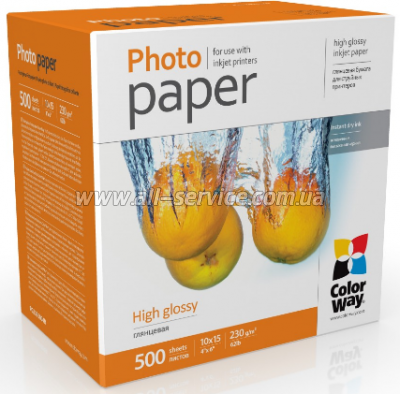  ColorWay glossy 230/ 10x15 500 (PG2305004R)